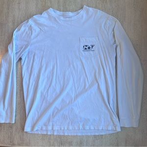 Vineyard Vines White Soccer Long Sleeve Shirt